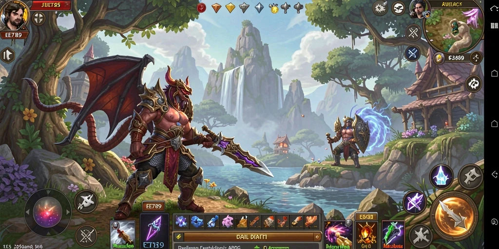 Gameplay ARPG menegangkan dan menakjubkan dalam EE789.