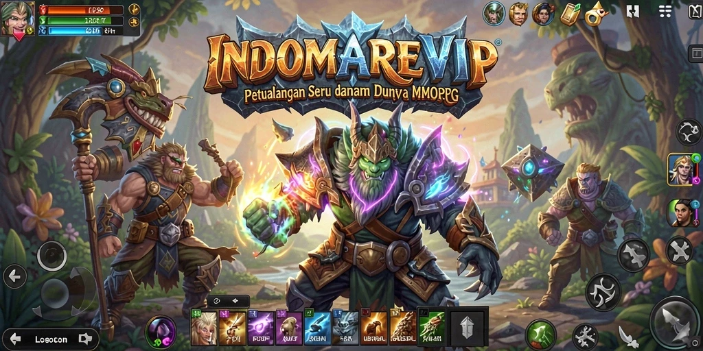 Screenshot gameplay INDOMAREVIP menampilkan aksi petualangan yang mendebarkan.