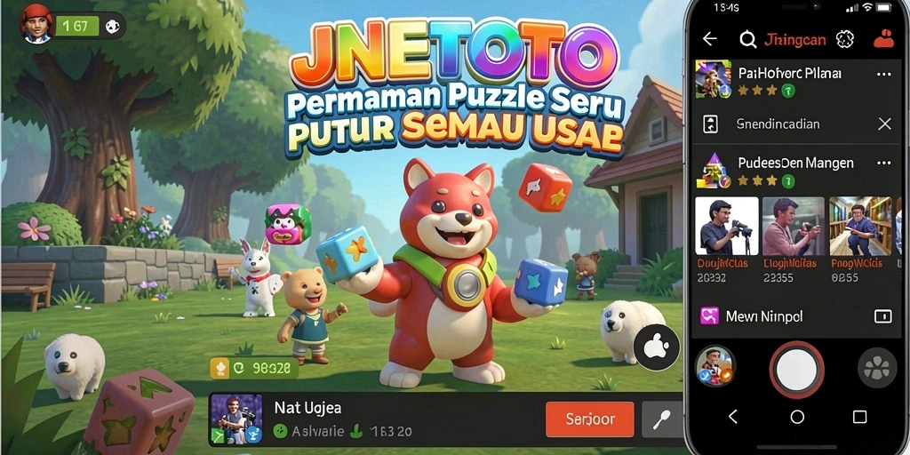 Screenshot gameplay JNETOTO yang menunjukkan tantangan Puzzle menarik.