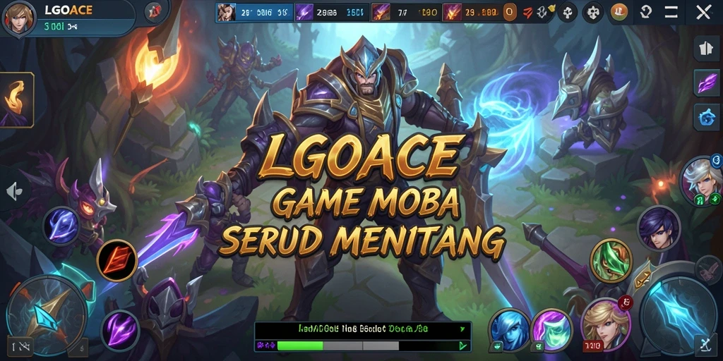 Tampilan gameplay intens di arena <strong>LGOACE</strong> dengan aksi pertarungan seru.