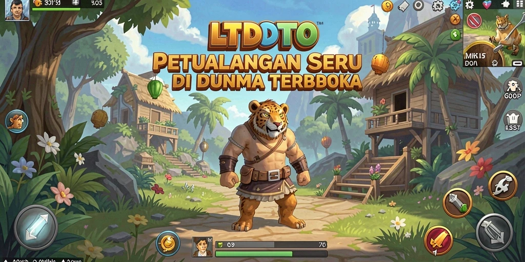 Gameplay LTDTOTO yang mengesankan dalam dunia terbuka.