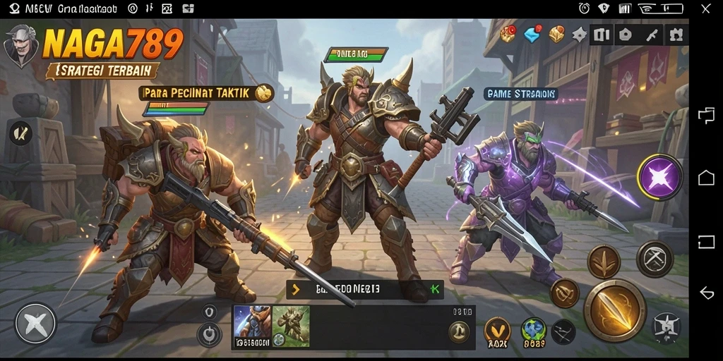 Tampilan menarik gameplay strategi NAGA789 dengan berbagai unit dan taktik.