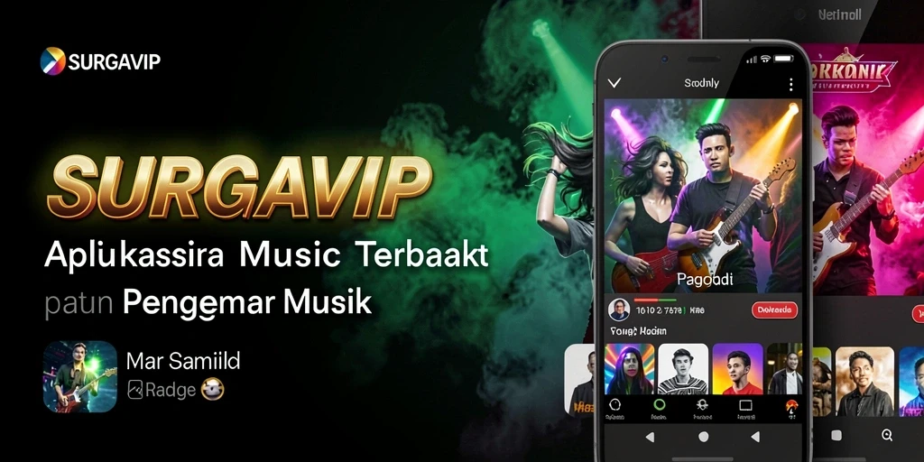 Screenshot gameplay SURGAVIP menampilkan interaksi musik yang menyenangkan.